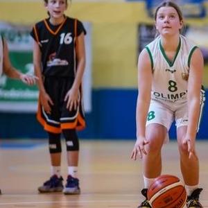 ŻKK Minibasketball Racibórz podczas gry 9